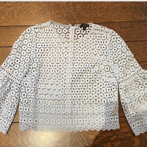 Satin Loose Under Top and Crochet Top